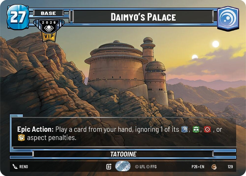 Image for Daimyo's Palace (129) (Galactic Championship 2026) (P26) - Star Wars: Unlimited