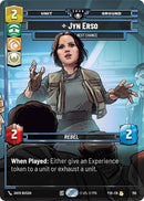 Image for Jyn Erso - Take the Next Chance (Prize Wall) (Foil) (156) (Galactic Championship 2026) (P26) - Star Wars: Unlimited