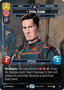 Image for Syril Karn - Where Is He? (Prize Wall) (Foil) (158) (Galactic Championship 2026) (P26) - Star Wars: Unlimited