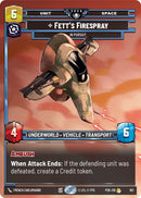 Image for Fett's Firespray - In Pursuit (Prize Wall) (Foil) (163) (Galactic Championship 2026) (P26) - Star Wars: Unlimited
