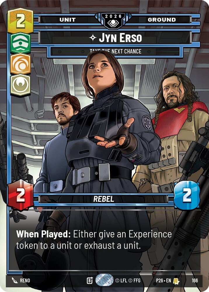 Image for Jyn Erso - Take the Next Chance (166) (Galactic Championship 2026) (P26) - Star Wars: Unlimited