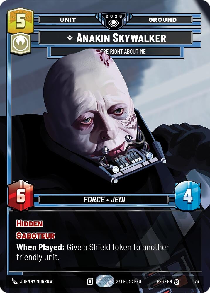 Image for Anakin Skywalker - You Were Right About Me (176) (Galactic Championship 2026) (P26) - Star Wars: Unlimited