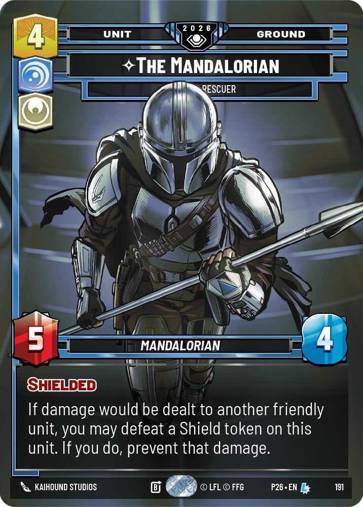 Image for The Mandalorian - Devoted Rescuer (Top 64) (191) (Galactic Championship 2026) (P26) - Star Wars: Unlimited