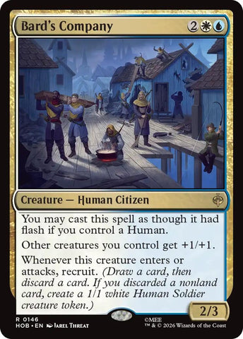 Image for Bard's Company (146) (The Hobbit) (HOB) - Magic: The Gathering