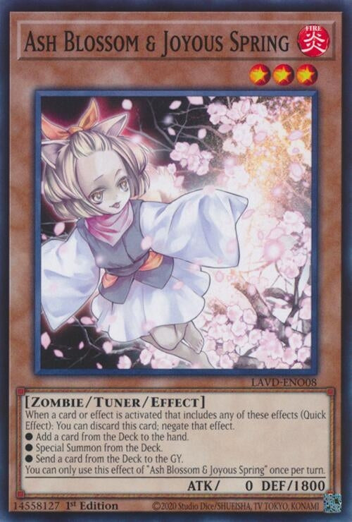 Image for Ash Blossom & Joyous Spring (LAVD-ENO08) (LAVD-ENO08) (Legendary Arc-V Decks) (LAVD) - YuGiOh