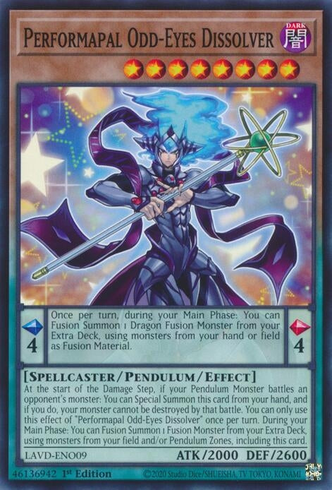Image for Performapal Odd-Eyes Dissolver (LAVD-ENO09) (Legendary Arc-V Decks) (LAVD) - YuGiOh