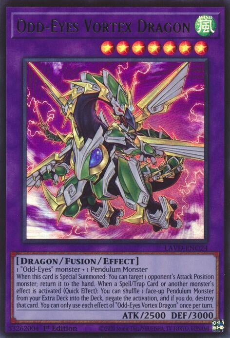 Image for Odd-Eyes Vortex Dragon (LAVD-ENO24) (Legendary Arc-V Decks) (LAVD) - YuGiOh