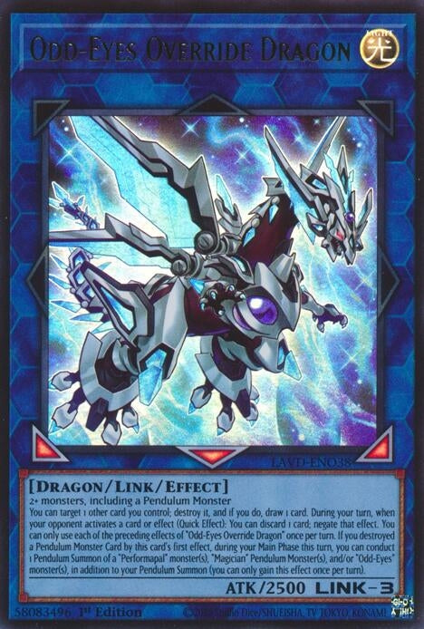 Image for Odd-Eyes Override Dragon (LAVD-ENO38) (Legendary Arc-V Decks) (LAVD) - YuGiOh
