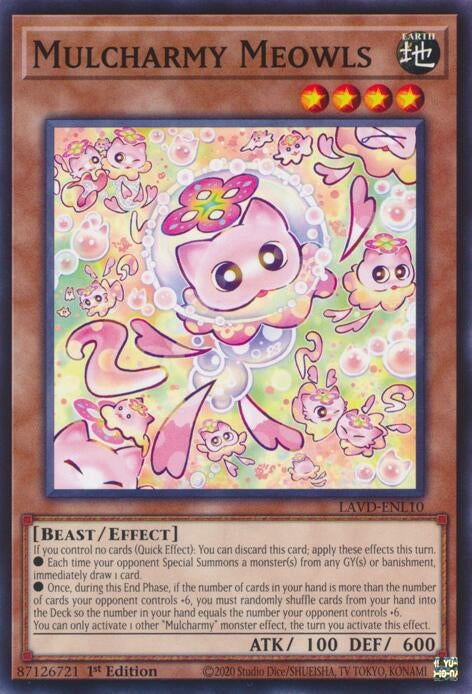 Image for Mulcharmy Meowls (LAVD-ENL10) (Legendary Arc-V Decks) (LAVD) - YuGiOh
