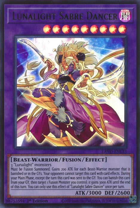 Image for Lunalight Sabre Dancer (LAVD-ENL33) (Legendary Arc-V Decks) (LAVD) - YuGiOh