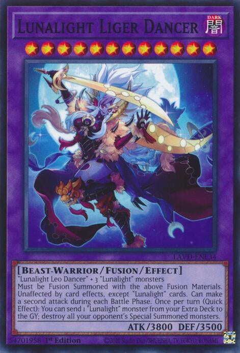 Image for Lunalight Liger Dancer (LAVD-ENL34) (Legendary Arc-V Decks) (LAVD) - YuGiOh