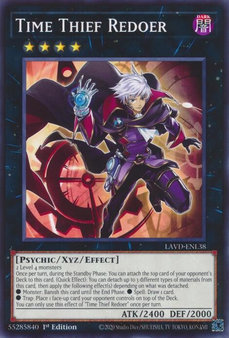 Image for Time Thief Redoer (LAVD-ENL38) (Legendary Arc-V Decks) (LAVD) - YuGiOh