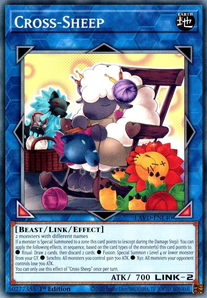 Image for Cross-Sheep (LAVD-ENL40) (Legendary Arc-V Decks) (LAVD) - YuGiOh