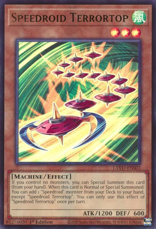 Image for Speedroid Terrortop (UR) (LAVD-ENS03) (Legendary Arc-V Decks) (LAVD) - YuGiOh