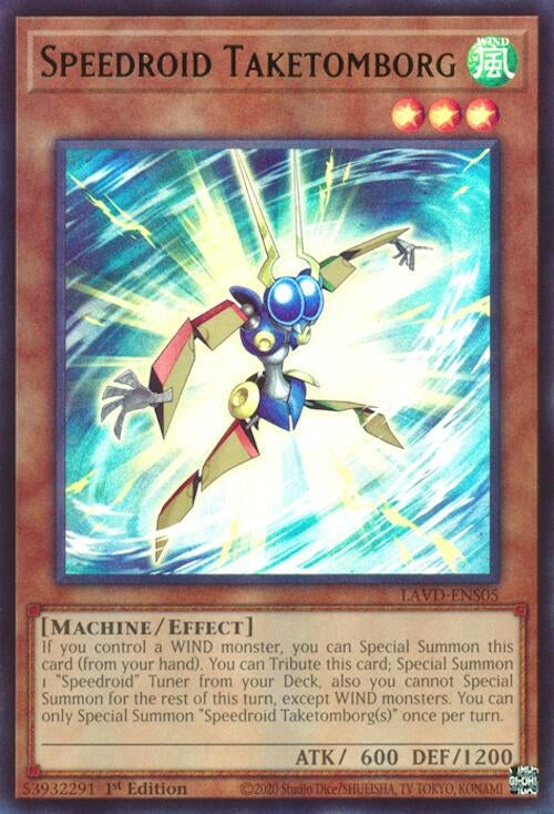 Image for Speedroid Taketomborg (UR) (LAVD-ENS05) (Legendary Arc-V Decks) (LAVD) - YuGiOh