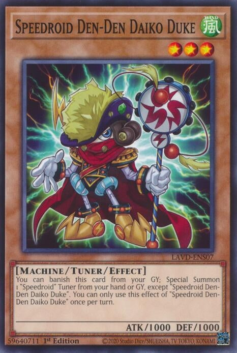 Image for Speedroid Den-Den Daiko Duke (LAVD-ENS07) (Legendary Arc-V Decks) (LAVD) - YuGiOh