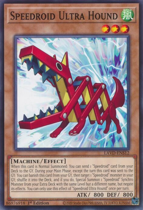 Image for Speedroid Ultra Hound (LAVD-ENS12) (Legendary Arc-V Decks) (LAVD) - YuGiOh