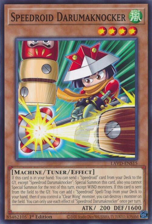 Image for Speedroid Darumaknocker (UR) (LAVD-ENS15) (Legendary Arc-V Decks) (LAVD) - YuGiOh