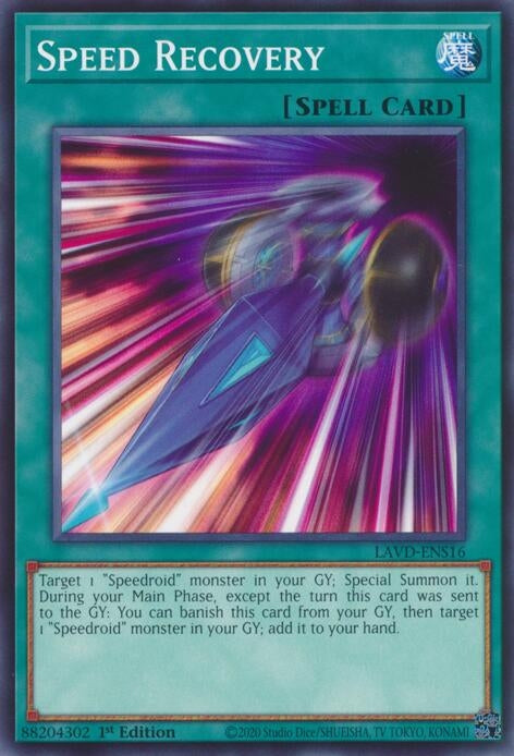 Image for Speed Recovery (LAVD-ENS16) (Legendary Arc-V Decks) (LAVD) - YuGiOh