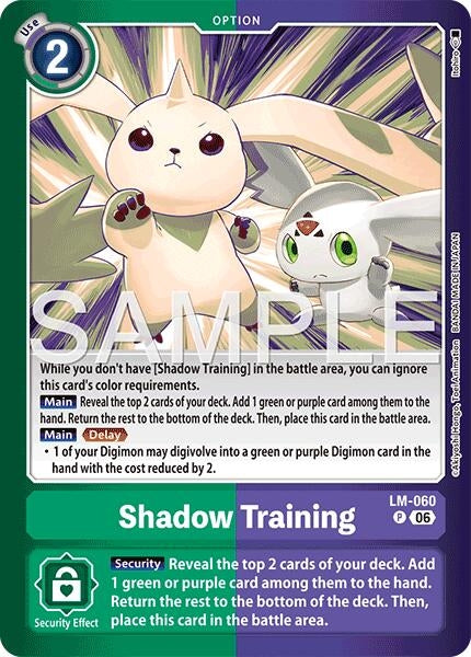Image for Shadow Training (LM-060 P) (Limited Card Pack -Final Crest-) (LM-08) - Digimon Card Game