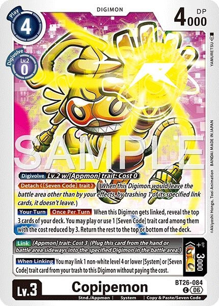 Image for Copipemon (BT26-084 C) (Timeless Bonds) (BT-26) - Digimon Card Game