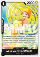 Image for Miss.Valentine(Mikita) (Tournament Pack 2026 Vol. 3) (OP14-087) (One Piece Promotion Cards) (OP-PR) - One Piece Card Game