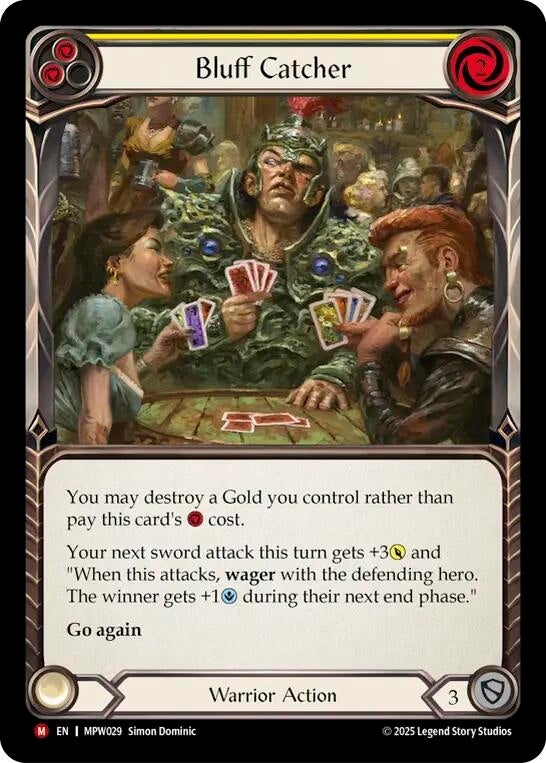 Image for Bluff Catcher (MPW029) (Mastery Pack Warrior) (MPW) - Flesh and Blood TCG