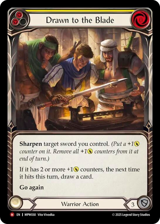 Image for Drawn to the Blade (MPW030) (Mastery Pack Warrior) (MPW) - Flesh and Blood TCG