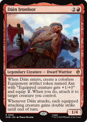 Image for Dain Ironfoot (91) (The Hobbit) (HOB) - Magic: The Gathering