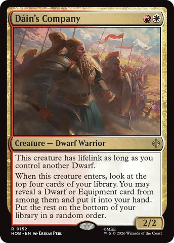 Image for Dain's Company (152) (The Hobbit) (HOB) - Magic: The Gathering