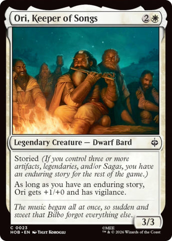 Image for Ori, Keeper of Songs (23) (The Hobbit) (HOB) - Magic: The Gathering