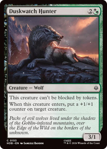Image for Duskwatch Hunter (153) (The Hobbit) (HOB) - Magic: The Gathering
