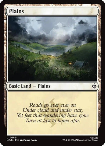 Image for Plains (0189) (189) (The Hobbit) (HOB) - Magic: The Gathering