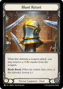 Image for Blunt Retort (MPW013) (Mastery Pack Warrior) (MPW) - Flesh and Blood TCG