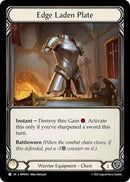 Image for Edge Laden Plate (MPW014) (Mastery Pack Warrior) (MPW) - Flesh and Blood TCG