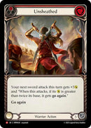 Image for Unsheathed (Red) (MPW035) (Mastery Pack Warrior) (MPW) - Flesh and Blood TCG