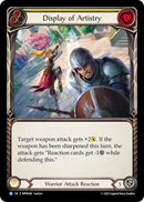 Image for Display of Artistry (Yellow) (MPW040) (Mastery Pack Warrior) (MPW) - Flesh and Blood TCG