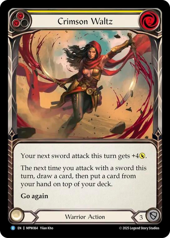 Image for Crimson Waltz (Red) (MPW064) (Mastery Pack Warrior) (MPW) - Flesh and Blood TCG