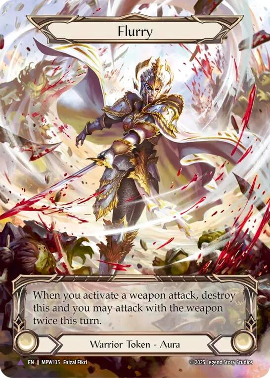Image for Flurry (Marvel) (MPW135) (Mastery Pack Warrior) (MPW) - Flesh and Blood TCG