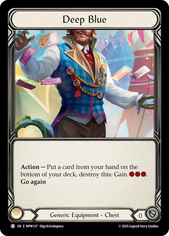 Image for Deep Blue (MPW137) (Mastery Pack Warrior) (MPW) - Flesh and Blood TCG