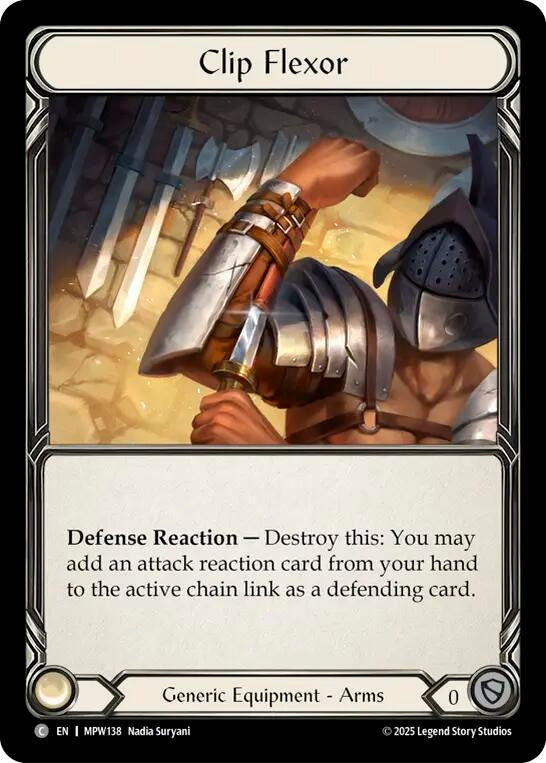 Image for Clip Flexor (MPW138) (Mastery Pack Warrior) (MPW) - Flesh and Blood TCG