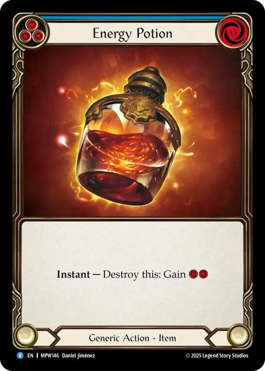 Image for Energy Potion (Blue) (MPW146) (Mastery Pack Warrior) (MPW) - Flesh and Blood TCG