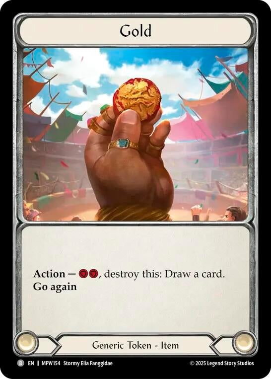 Image for Gold (MPW154) (Mastery Pack Warrior) (MPW) - Flesh and Blood TCG