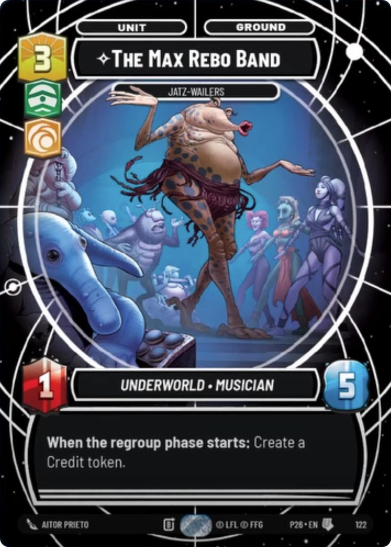 Image for The Max Rebo Band - Jatz-Wailers (122) (Galactic Championship 2026) (P26) - Star Wars: Unlimited