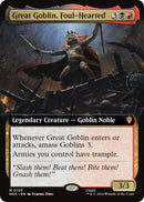 Image for Great Goblin, Foul-Hearted (Extended Art) (105) (The Hobbit: Eternal-Legal) (HOC) - Magic: The Gathering