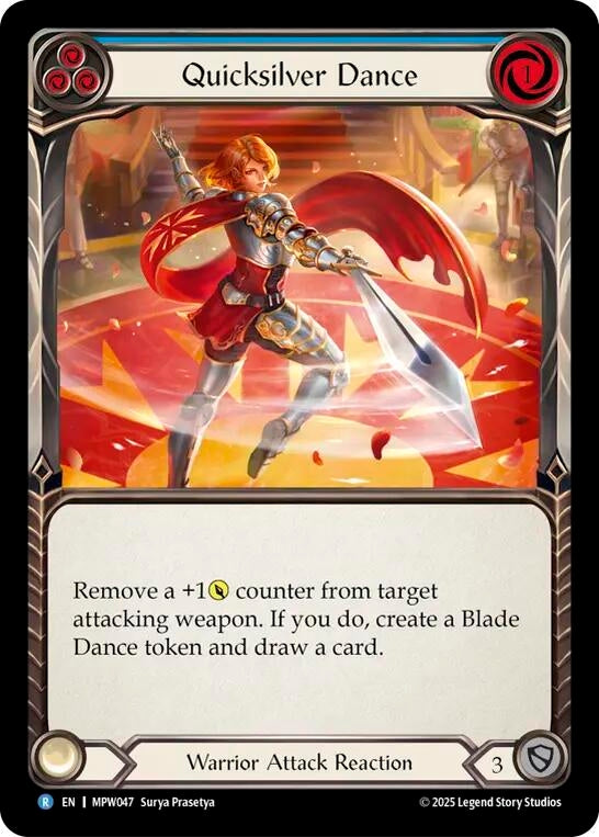 Image for Quicksilver Dance (MPW047) (Mastery Pack Warrior) (MPW) - Flesh and Blood TCG