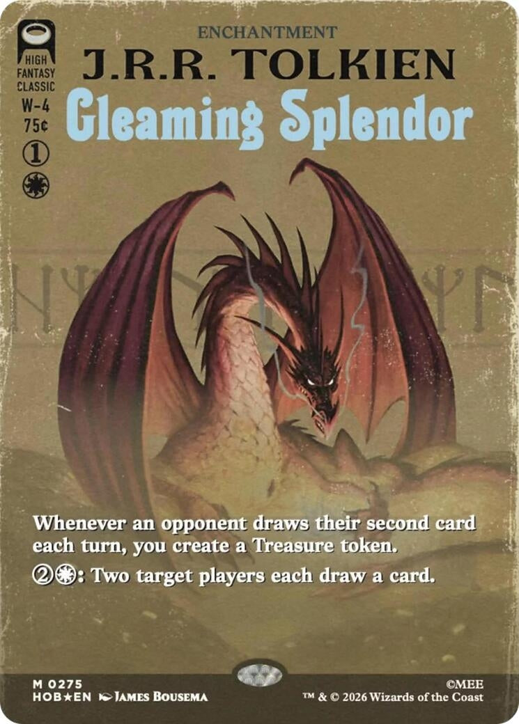 Image for Gleaming Splendor (Borderless) (275) (The Hobbit) (HOB) - Magic: The Gathering