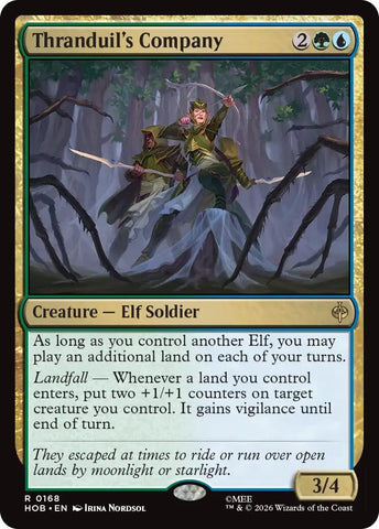Image for Thranduil's Company (168) (The Hobbit) (HOB) - Magic: The Gathering