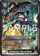 Image for Justimon: Accel Arm (P-203 P) (Limited Card Pack -Final Crest-) (LM-08) - Digimon Card Game