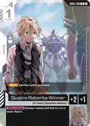 Image for Quatre Raberba Winner (Event Pack 02) (GD05-100) (Gundam Promotional Cards) (GCG-PR) - Gundam Card Game